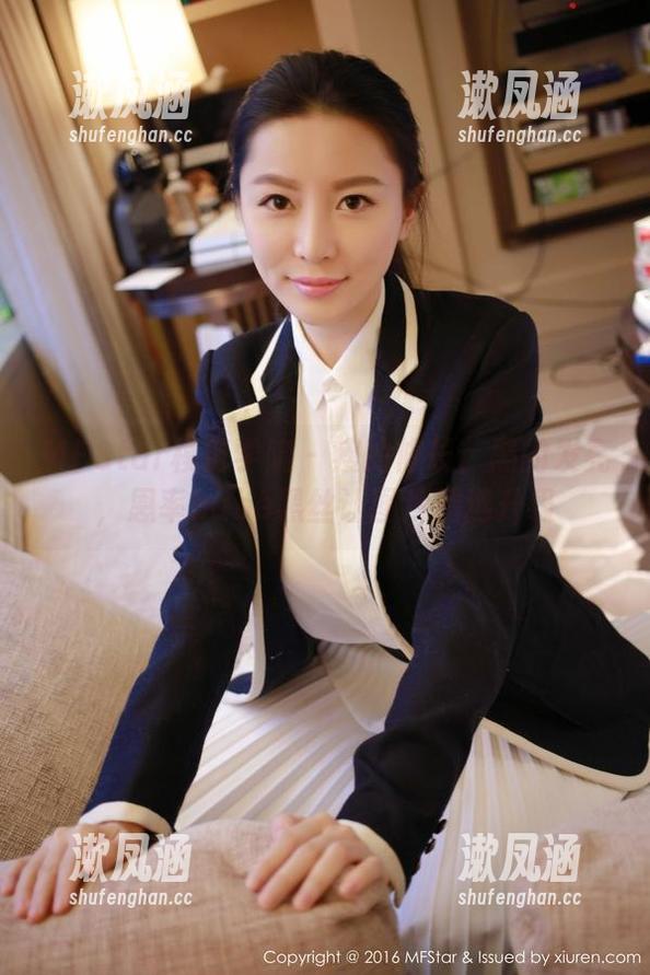 MFStar模范学院-恩率babe MFStar模范学院 - 瘦的修长、黑的发亮,恩率babe黑丝让图片精选升级