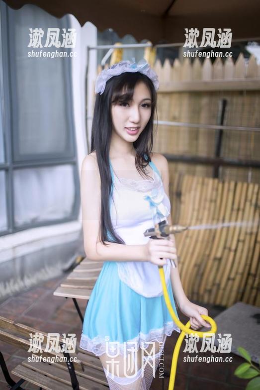 果团网-王语纯 果团网 - 王语纯呈现的白色定制写真,轻松把你夺目到掉渣!