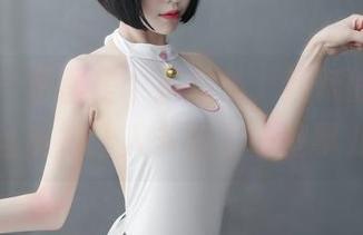 微密圈 – 原图是个狠角色，超辣的林一的白丝私拍让人多想了一些事儿。